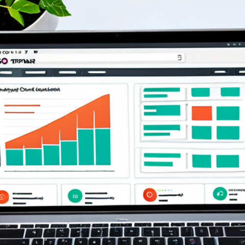 Home 23 **
"SEO strategy concept. Top-down view of laptop displaying keyword research, on-page optimization checklist, and link building network graph. Flat lay style, vibrant colors, clean workspace aesthetic. Ideal for a blog post header on SEO best practices."
**
