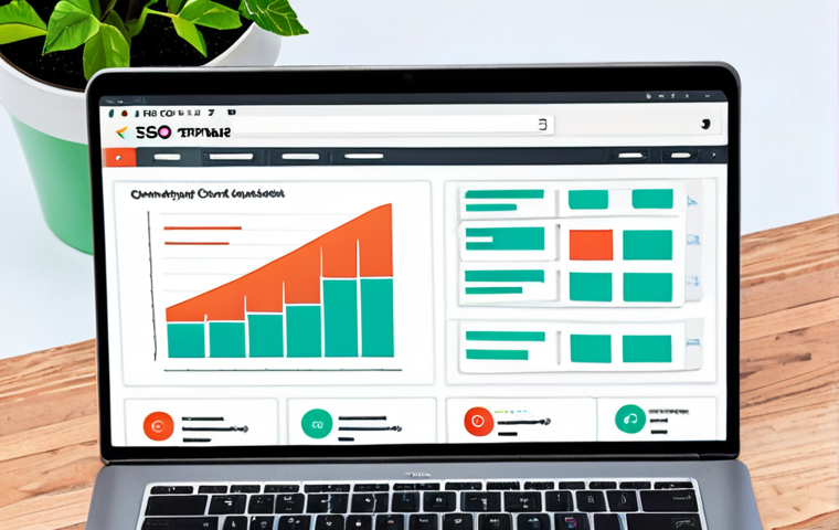 **
"SEO strategy concept. Top-down view of laptop displaying keyword research, on-page optimization checklist, and link building network graph. Flat lay style, vibrant colors, clean workspace aesthetic. Ideal for a blog post header on SEO best practices."
**