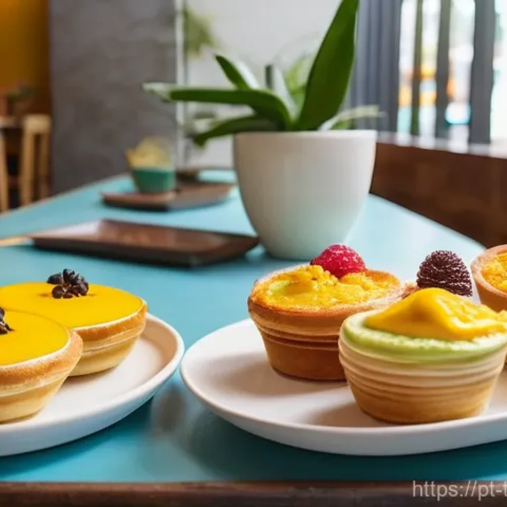 글로벌 시장에서의 경쟁력 강화 - **Cultural Adaptation in Cuisine:**
A vibrant scene inside a modern, sunlit cafe in Salvador, Br...