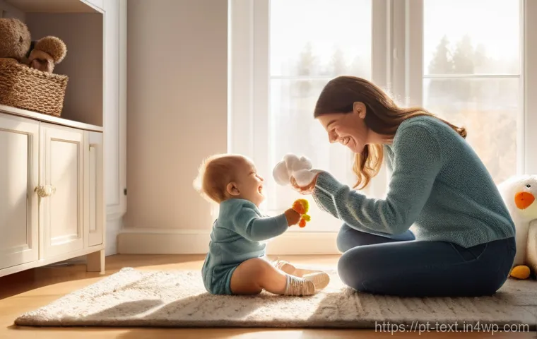 재취업을 위한 스킬 리프레시 - **Prompt 1:** A heartwarming scene featuring a young family in a cozy, sunlit living room. A mother ...